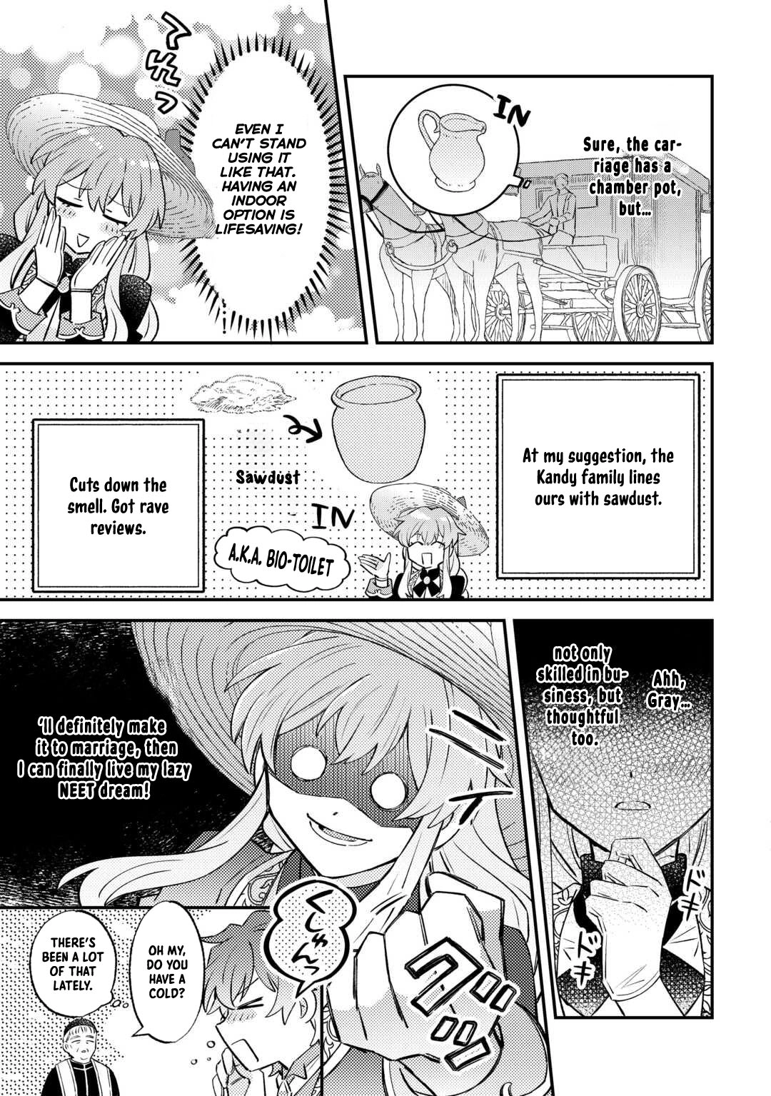 Since I was born a noble lady, I want to live my long-desired lazy NEET life. Chapter 4 - . Page 13
